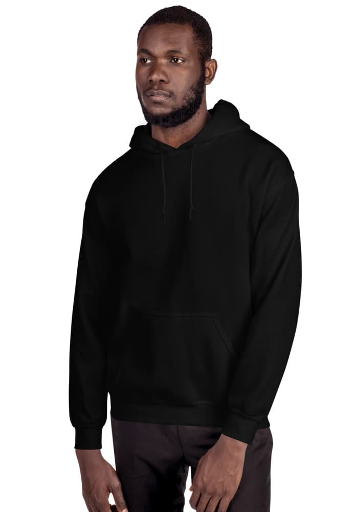 Mockup comercial del hoodie unisex de PAIGO Textil